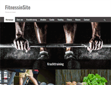 Tablet Screenshot of fitnessinsite.nl